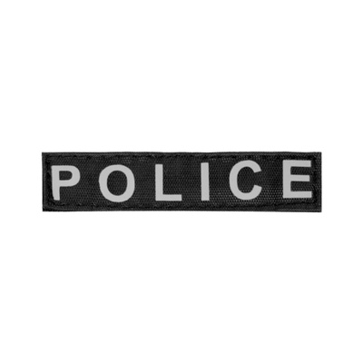 Сменная надпись "Dog Extreme" "POLICE" малая для шлеи "POLICE" 1-2 размера черный 24681 фото