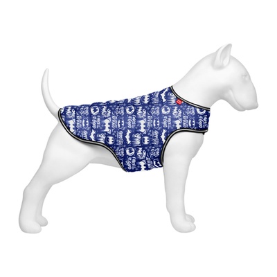Курточка-накидка для собак WAUDOG Clothes, рисунок "Бэтмен бело-голубой", XXS, А 23 см, B 29-36 см, С 14-20 см 501-4001 фото