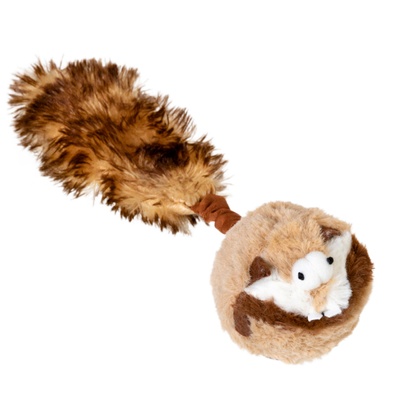 Іграшка для собак Борсук з двома пискавками Gigwi 75039 фото
