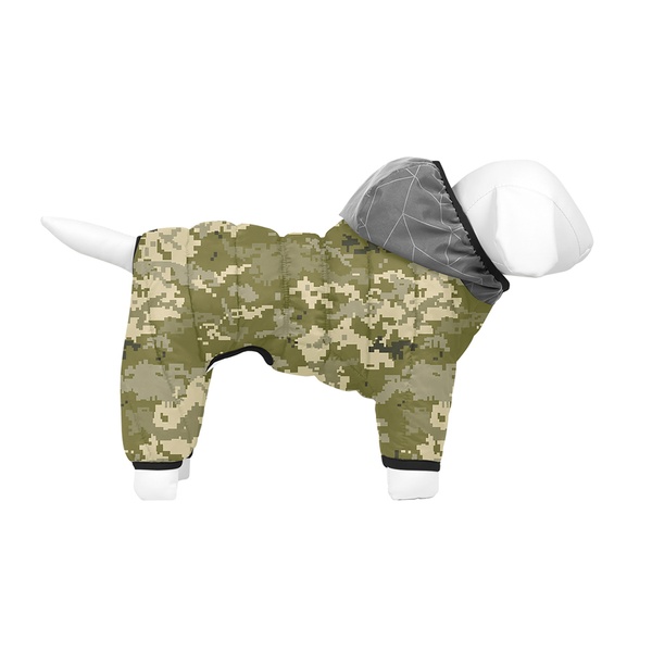 Комбинезон для собак WAUDOG Clothes, рисунок "Милитари", XS22, В 29-31 см, С 19-21 см 415-4026 фото
