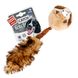 Игрушка для собак Барсук с 2-мя пищалками GiGwi Catch&fetch, искусственный мех, 26 см 75039 фото 2
