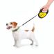 Повідець-рулетка для собак зі світловідбиваючою стрічкою Сміливість Waudog, M, чорний 8125-0231-01 фото 7
