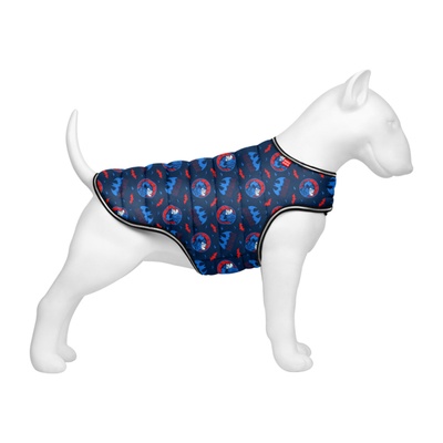 Курточка-накидка для собак Бетмен блакитно-червоний Waudog, XXS 501-4003 фото
