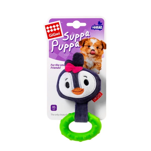 Іграшка для собак Пінгвін з пискавкою Gigwi 75003 фото