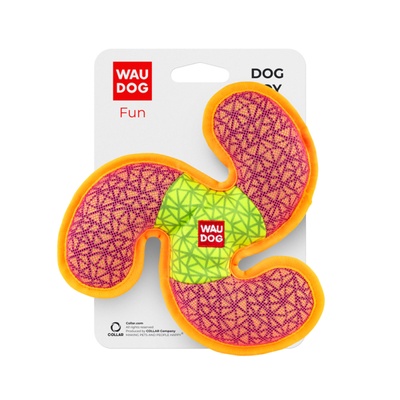 Игрушка для собак WAUDOG Fun,"Пропеллер", Ш 21 см, Дл 21см розовый 62067 фото