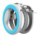 Поводок-рулетка для собак WAUDOG R-leash, круглая, XS-M, до 40 кг, 2,9 м, светоотражающая лента голубой 81272 фото 5