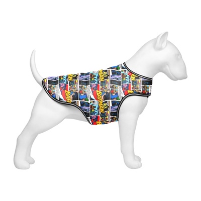 Курточка-накидка для собак WAUDOG Clothes, рисунок "Бэтмен комикс", XXS, А 23 см, B 29-36 см, С 14-20 см 501-4005 фото