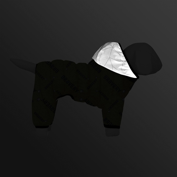 Комбинезон для собак WAUDOG Clothes рисунок "Смелость", XS22, В 29-31 см, С 19-21 см 5422-0231 фото