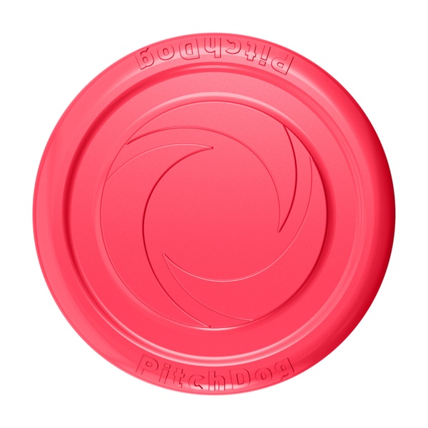 Игровая тарелка для апортировки PitchDog, диаметр 24 см розовый 62477 фото