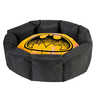 Лежанка для собак WAUDOG Relax, рисунок "Бэтмен 1", со сменной подушкой, S, Ш 34 см, Дл 45 см, В 17 см 224-0150 фото
