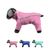 Дощовик для собак Collar, XS 22, рожевий 18117 фото
