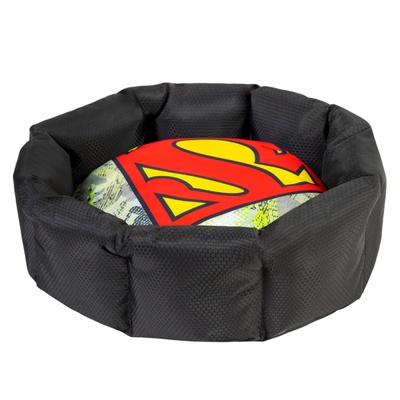 Лежанка для собак WAUDOG Relax, рисунок "Супермен", со сменной подушкой, S, Ш 34 см, Дл 45 см, В 17 см 224-2005 фото