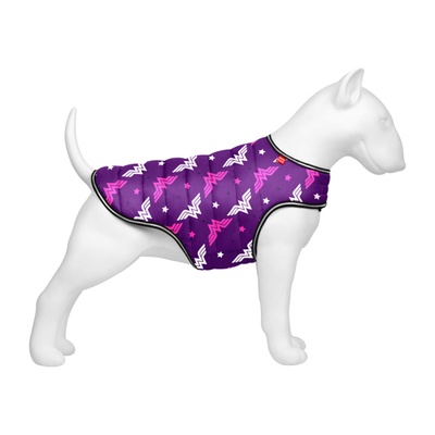 Курточка-накидка для собак WAUDOG Clothes, рисунок "Чудо-женщина фиолет", XXS, А 23 см, B 29-36 см, С 14-20 см 501-4008 фото