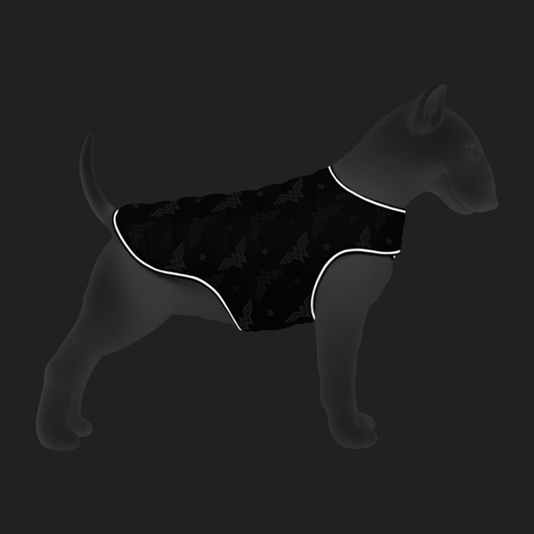 Курточка-накидка для собак Диво-жінка фіолет Waudog, XXS 501-4008 фото