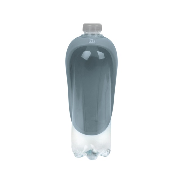Поїлка-насадка на пляшку Waudog Silicone, сірий 507711 фото
