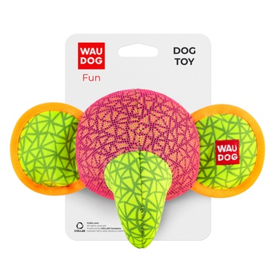 Іграшка для собак Слон Waudog, рожевий 62047 фото