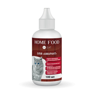 Фитомин для кошек масло "Амарант" для восстановления в послеоперационный период 100 мл 4828335410100 фото