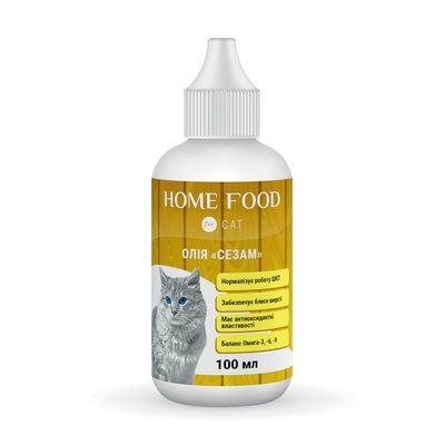 Фитомин для кошек масло "Сезам" для нормализации работы ЖКТ 100 мл 4828335310100 фото