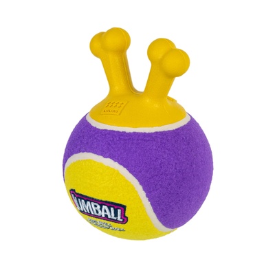 Игрушка для собак Большой теннисный мяч GiGwi Jumball, латекс, резина, 18 см 2308 фото