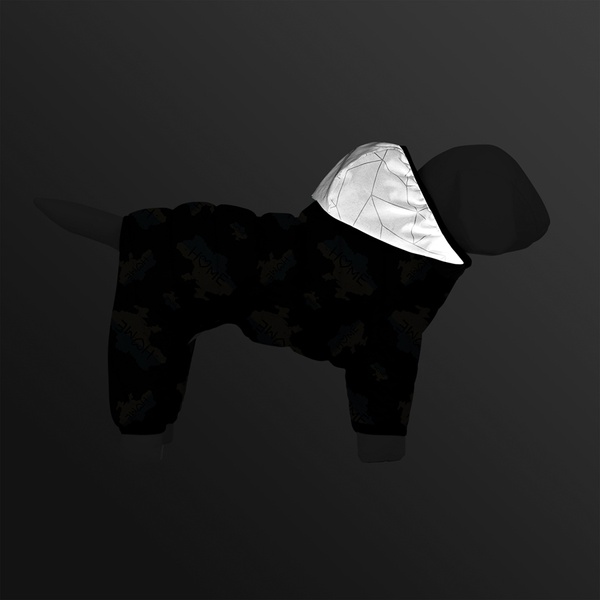 Комбинезон для собак WAUDOG Clothes рисунок "Дом", XS22, В 29-31 см, С 19-21 см 5422-0230 фото