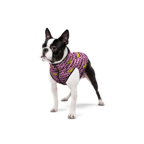 Курточка для собак Диво-жінка рожева Waudog, XS 22 0922-4010 фото