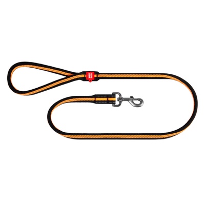 Поводок-шнур для собак нейлоновый WAUDOG Nylon, амортизирующий, Д 12 мм, Дл 122-130 см 4507 фото