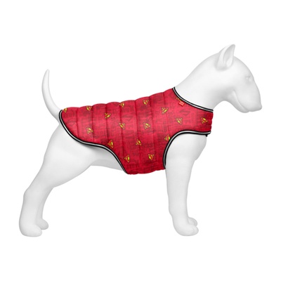 Курточка-накидка для собак WAUDOG Clothes, рисунок "Супермен красный", XXS, А 23 см, B 29-36 см, С 14-20 см 501-4007 фото