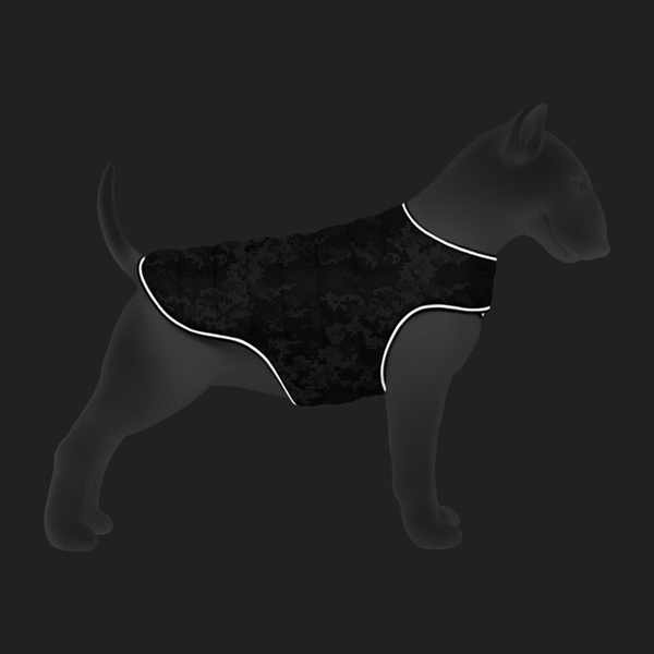 Курточка-накидка для собак Мілітарі Waudog, XXS 501-4026 фото