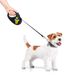 Повідець-рулетка для собак зі світловідбиваючою стрічкою Дім Waudog, XS, чорний 8123-0230-01 фото 5