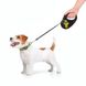 Повідець-рулетка для собак зі світловідбиваючою стрічкою Дім Waudog, XS, чорний 8123-0230-01 фото 6