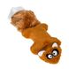 Игрушка для собак Белка с 2-мя пищалками GiGwi Plush, плюш, искусственный мех, резина, 24 см 75066 фото 1
